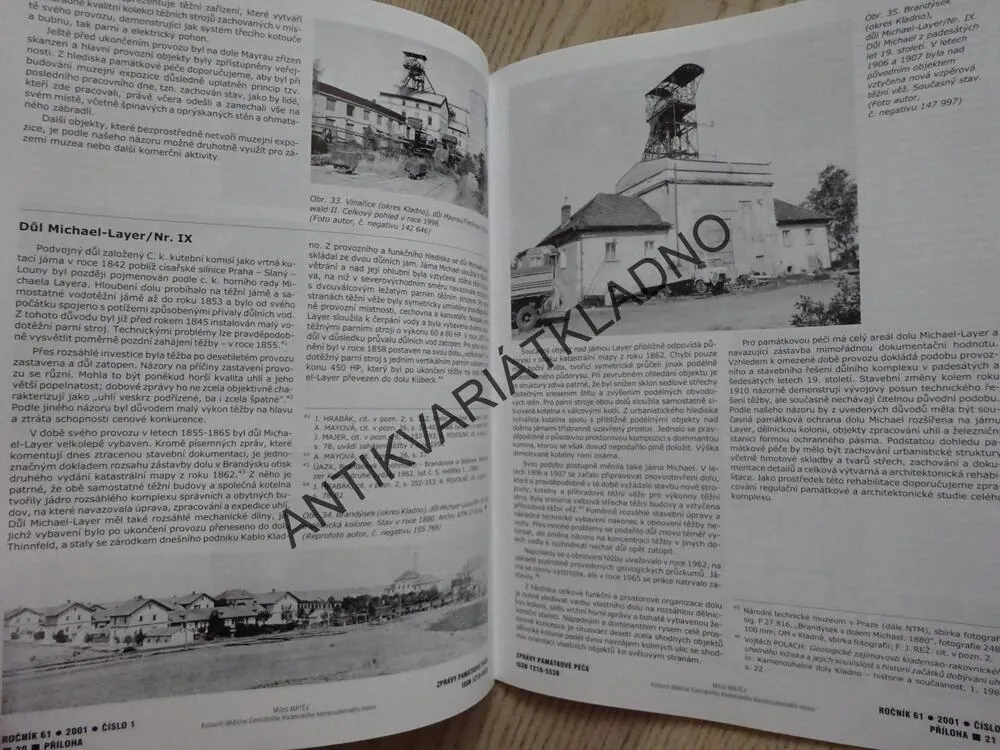 KULTURNÍ DĚDICTVÍ CENTRÁLNÍHO KLADENSKÉHO KAMENOUHELNÉHO REVÍRU, MILOŠ MATĚJ, **an
