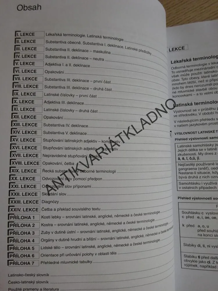 LATINA, VLASTA SEINEROVÁ, **an
