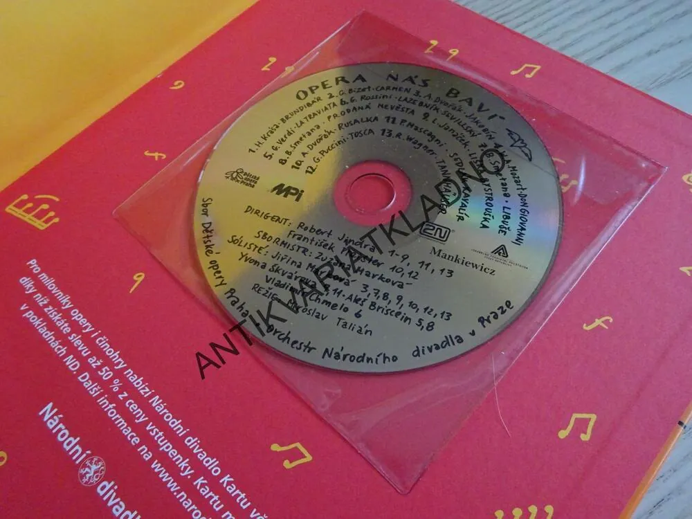 OPERA NÁS BAVÍ, JIŘINA MARKOVÁ, ANNA NOVOTNÁ, JIŘÍ VOTRUBA, VČETNĚ CD, **an