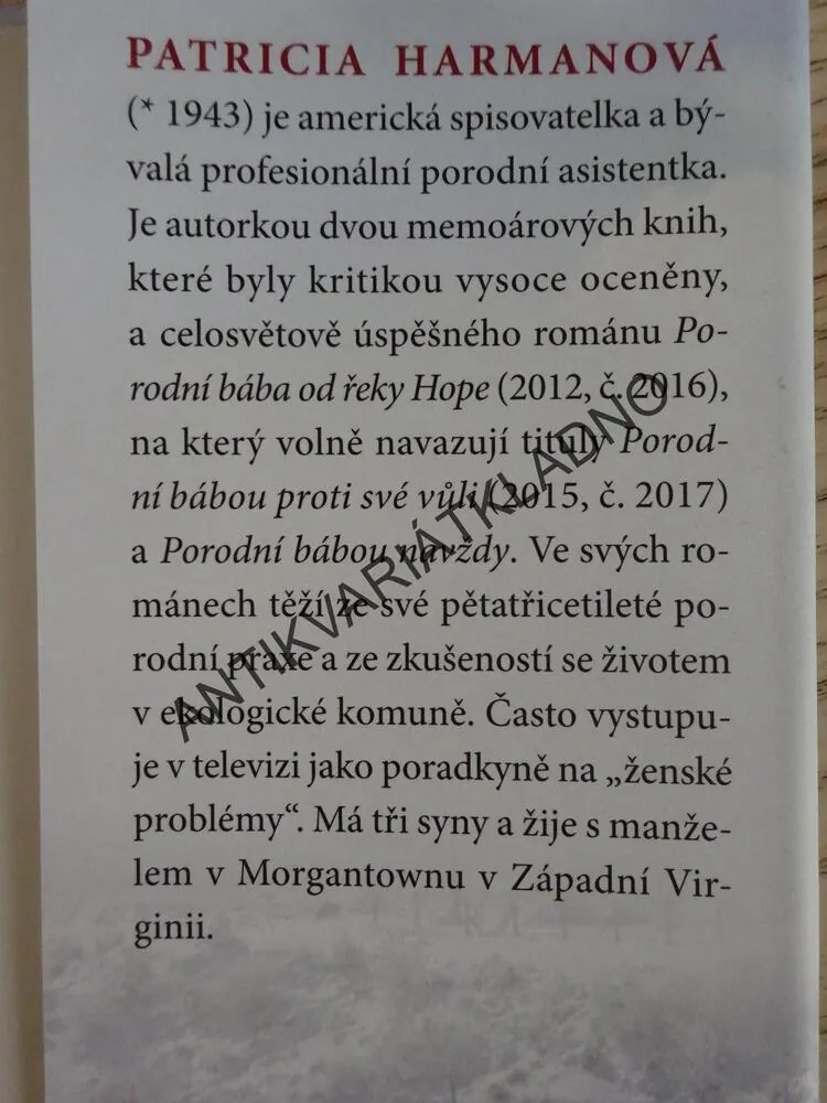 PORODNÍ BÁBOU NAVŽDY, PATRICIA HARMANOVÁ, **an