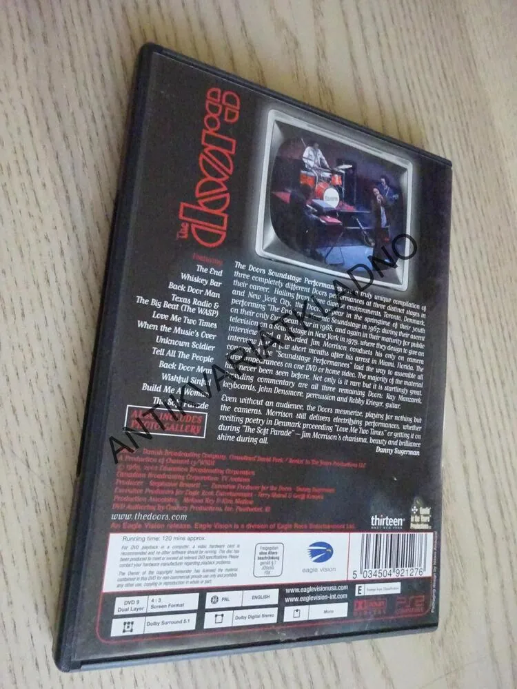 THE DOORS, DVD HUDBA