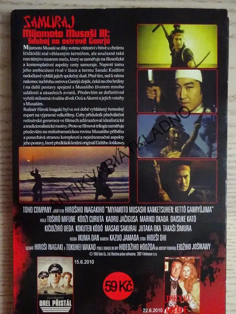 SAMURAJ, 3X DVD FILM