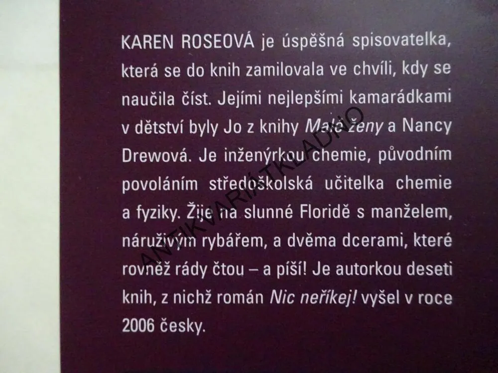 ZEMŘI!, KAREN ROSEOVÁ, **an