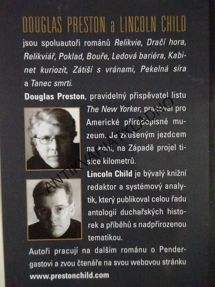 KNIHA MRTVÝCH, DOUGLAS PRESTON, LINCOLN CHILD, **an