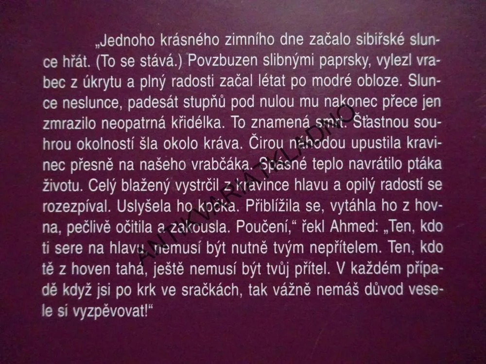 ÚTRŽKY ŽIVOTŮ, JACQUES ROSSI, **an