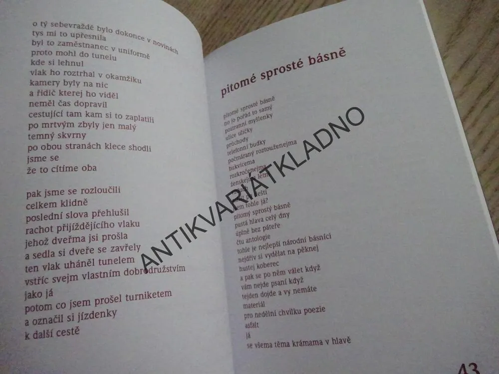 MILUJU TĚ K ZBLÁZNĚNÍ, JÁCHYM TOPOL, **an
