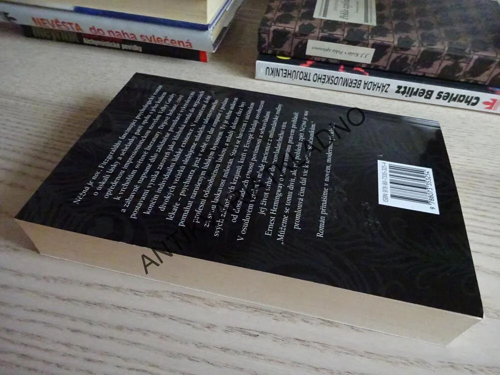 NĚŽNÁ JE NOC, FRANCIS SCOTT FITZGERALD, **an