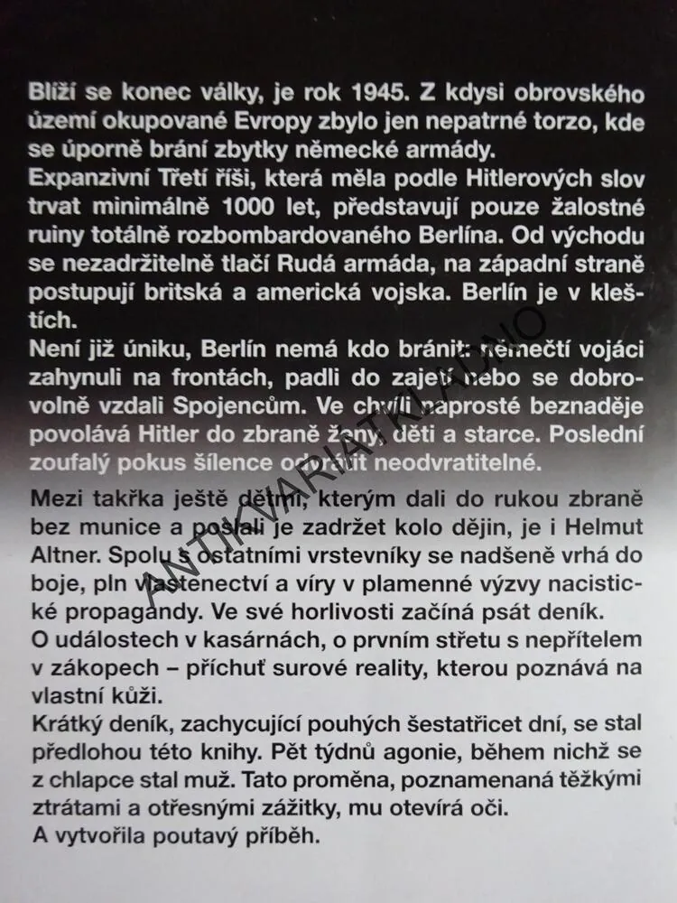 JÁ, BERLÍNSKÝ VOJÁK, HELMUT ALTNER, **an