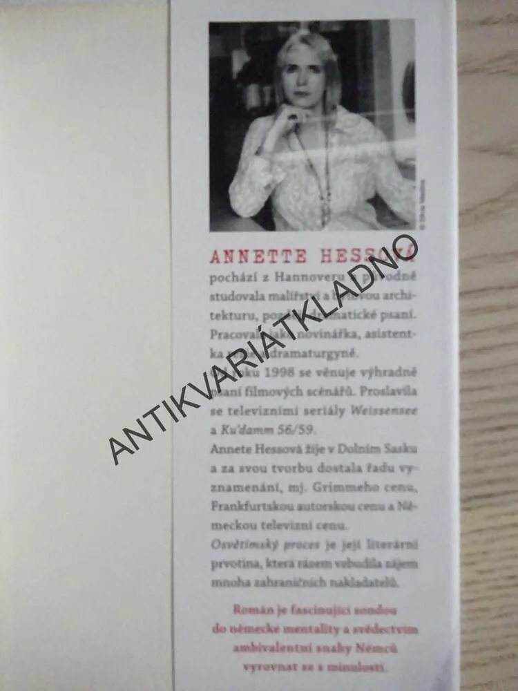OSVĚTIMSKÝ PROCES, ANNETTE HESSOVÁ, **an
