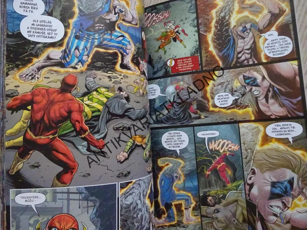 FLASH, KONFRONTACE ZDROJŮ, KOMIKS DC COMICS, **an