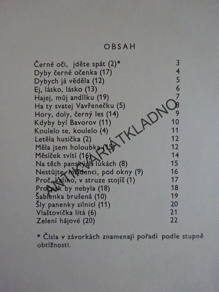 CÍSAŘSKÁ VOJNA SE SULTÁNEM, VÁCLAV ČTVRTEK, JIRÁNEK + LIDOVÉ PÍSNĚ, **an