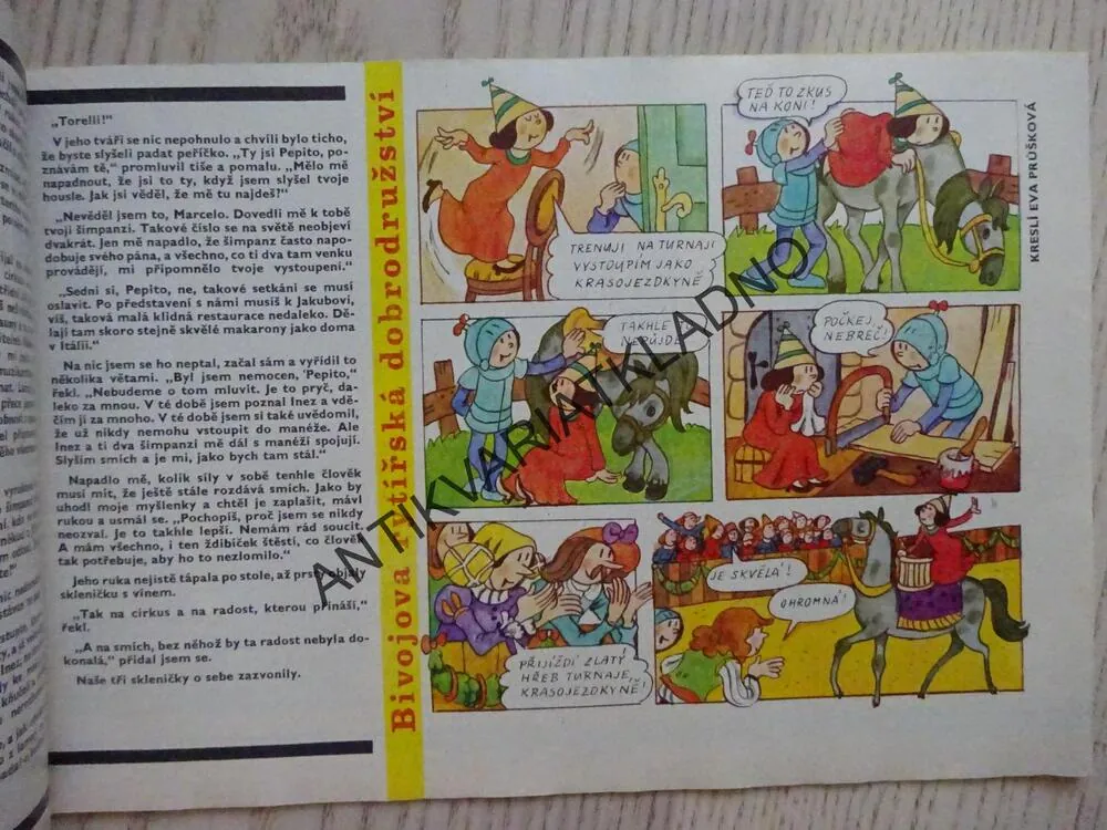 OHNÍČEK 11/1975, KOMIKS, NEPRAKTA, SEKORA, BURIAN