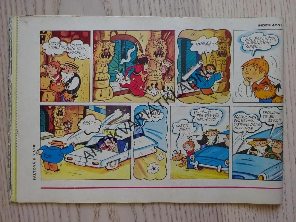 OHNÍČEK 17/1975, KOMIKS, NEPRAKTA, SEKORA, BURIAN