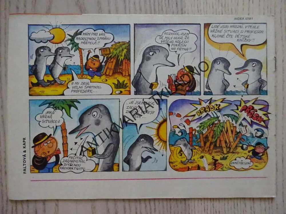 OHNÍČEK 6/1975, KOMIKS, NEPRAKTA, SEKORA, BURIAN