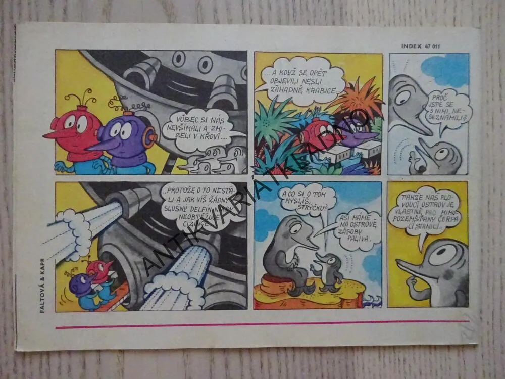 OHNÍČEK 11/1976, KOMIKS, NEPRAKTA, SEKORA, BURIAN