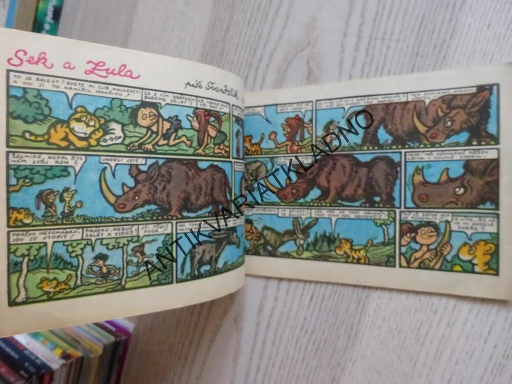 OHNÍČEK 16/1971, KOMIKS, NEPRAKTA, SEKORA, BURIAN