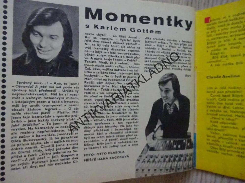 OHNÍČEK 22/1973, KOMIKS, NEPRAKTA, SEKORA, BURIAN