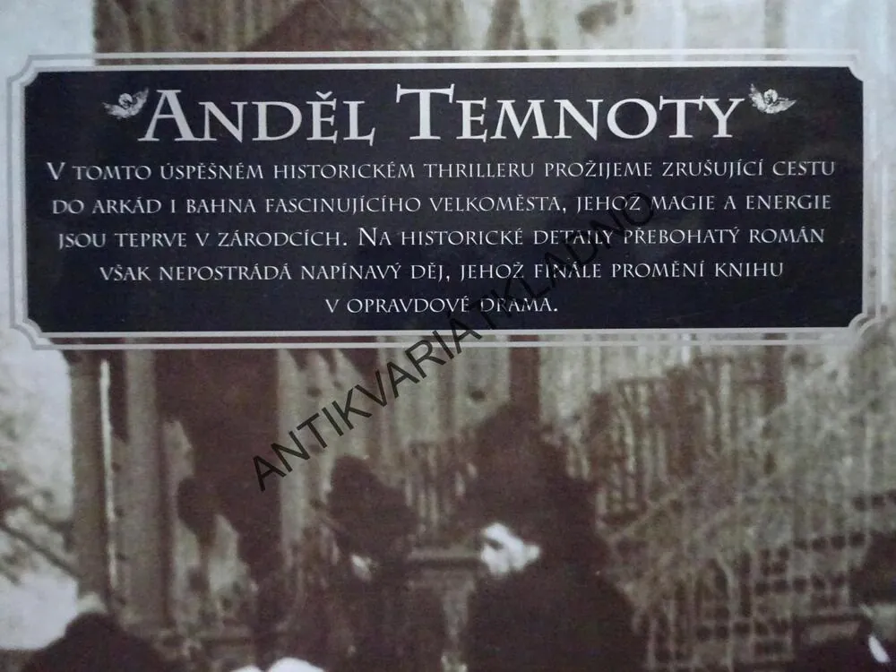 ANDĚL TEMNOTY, CALEB CARR, **an