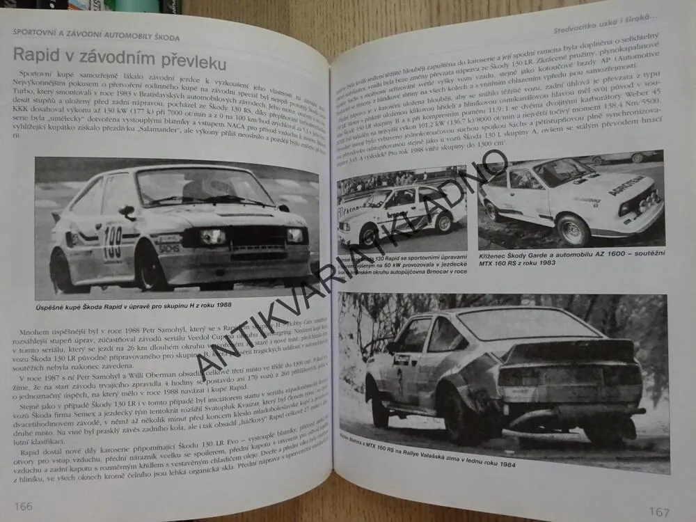 SPORTOVNÍ A ZÁVODNÍ AUTOMOBILY ŠKODA, ALOIS PAVLŮSEK, ONDŘEJ PAVLŮSEK, **an