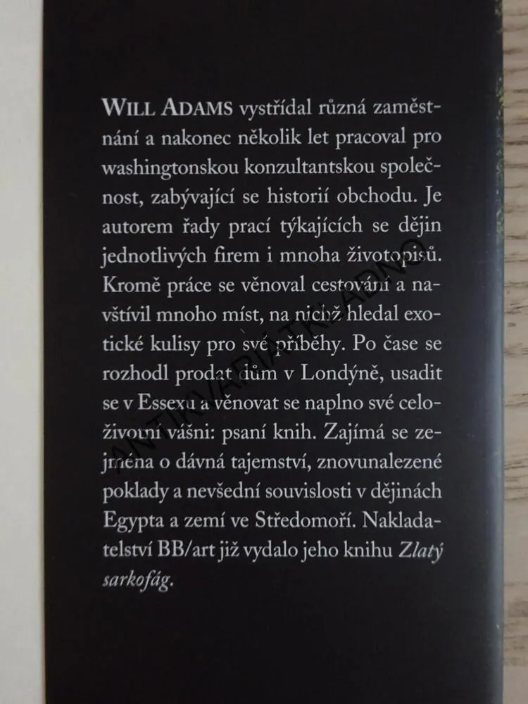 ACHNATONŮV POKLAD, WILL ADAMS, **an