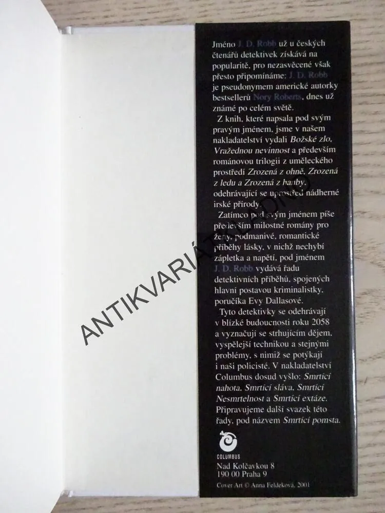 SMRTÍCÍ RITUÁL, NORA ROBERTS JAKO J. D. ROBB A DALŠÍ, **an