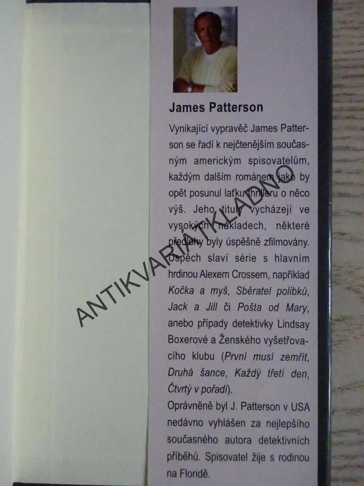 ZÁLUDNÉ VLNY, JAMES PATTERSON, **an