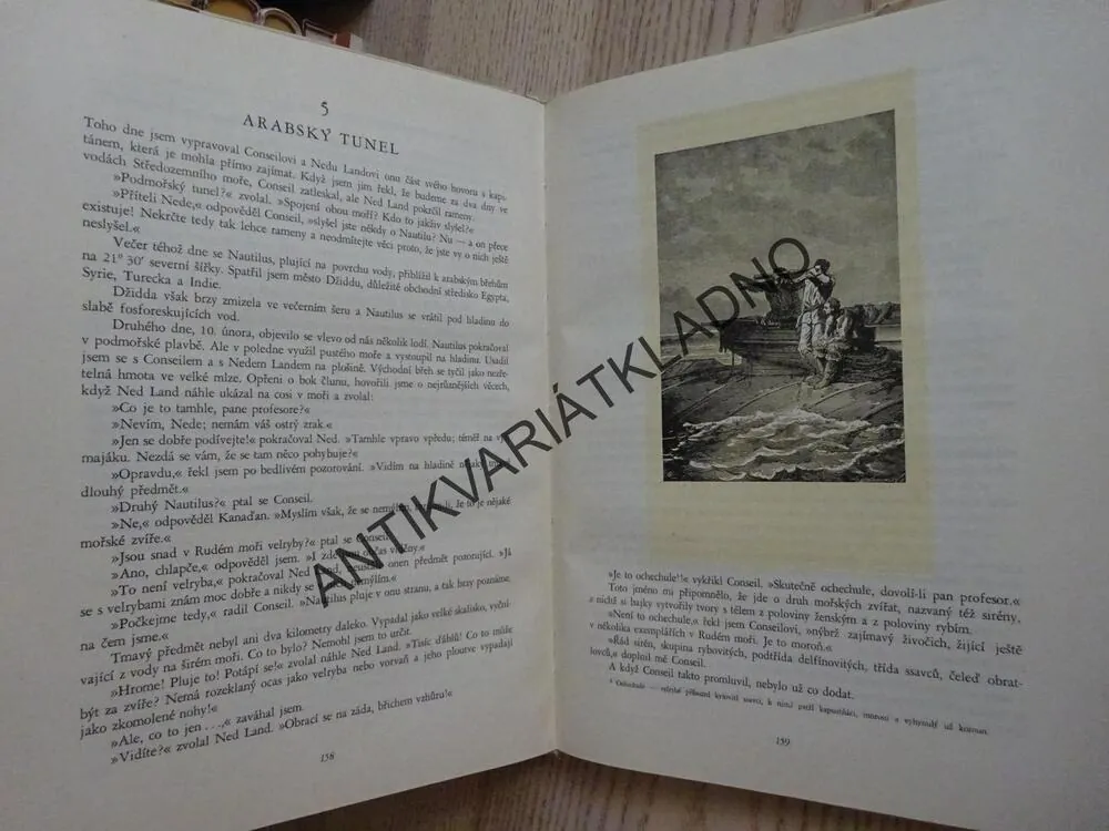 DVACET TISÍC MIL POD MOŘEM, JULES VERNE, 1953, **an