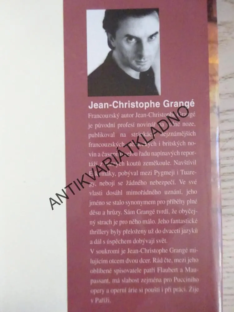 KAMENNÝ KONCIL, JEAN-CHRISTOPHE GRANGÉ, **an