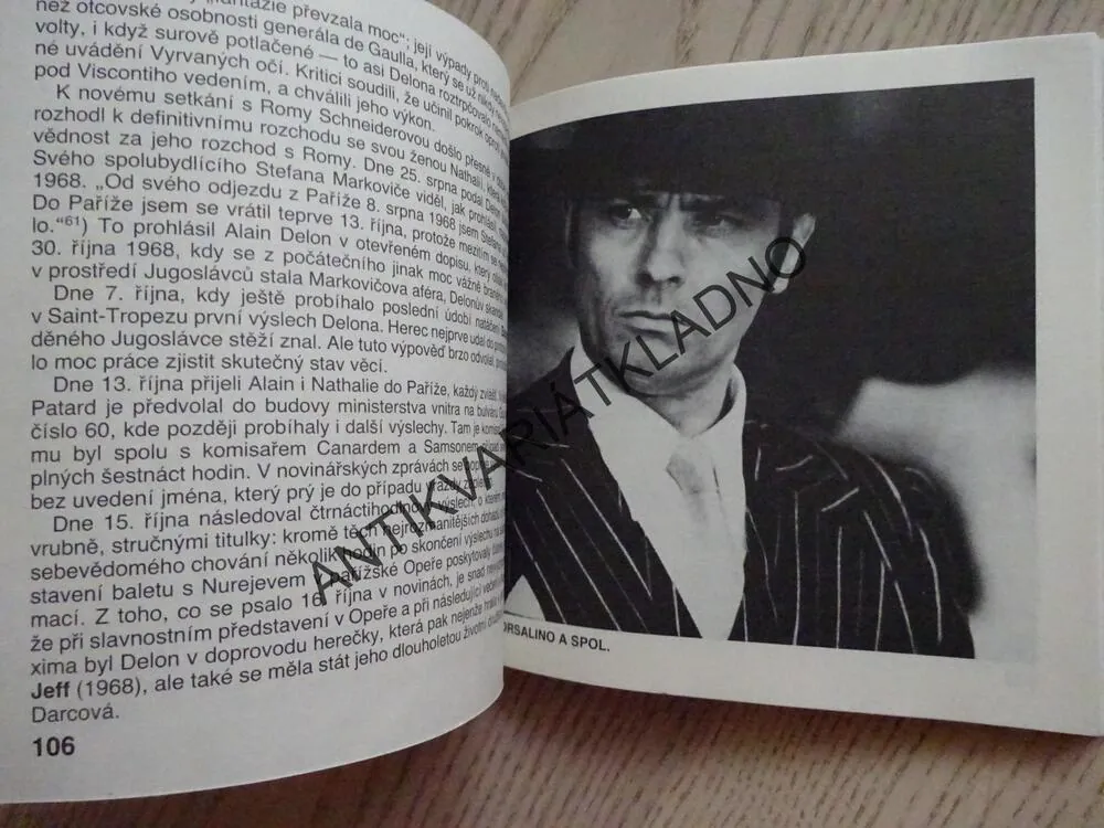 ALAIN DELON, REIN A. ZONDERGELD, **an
