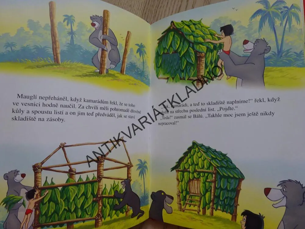 KNIHA DŽUNGLÍ - MAUGLÍ A OPICE, WALT DISNEY, **an