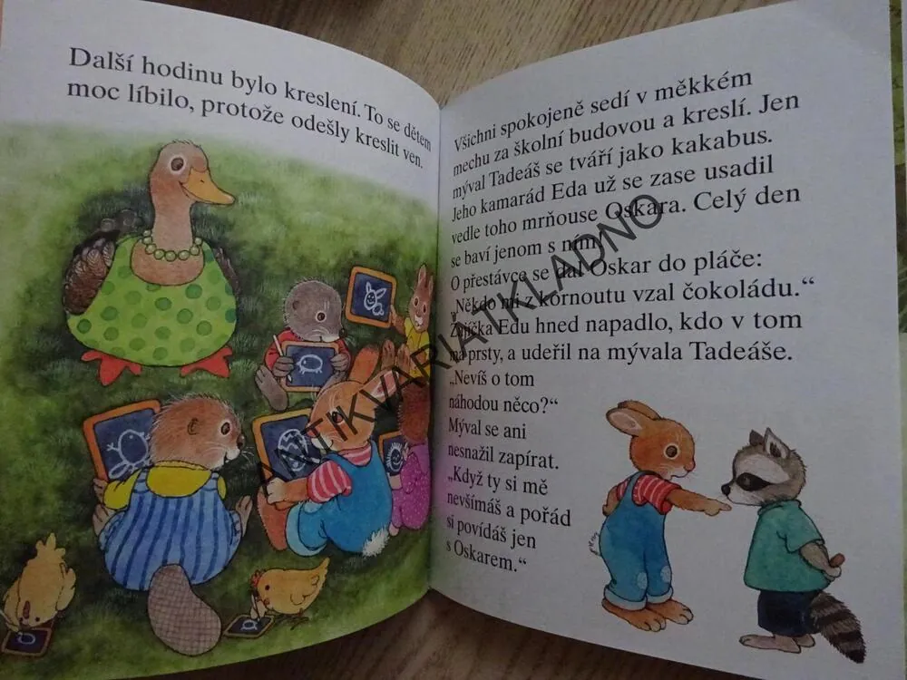 ZAJÍČEK OUŠKO, NEJPILNĚJŠÍ ŠKOLÁČEK, **an