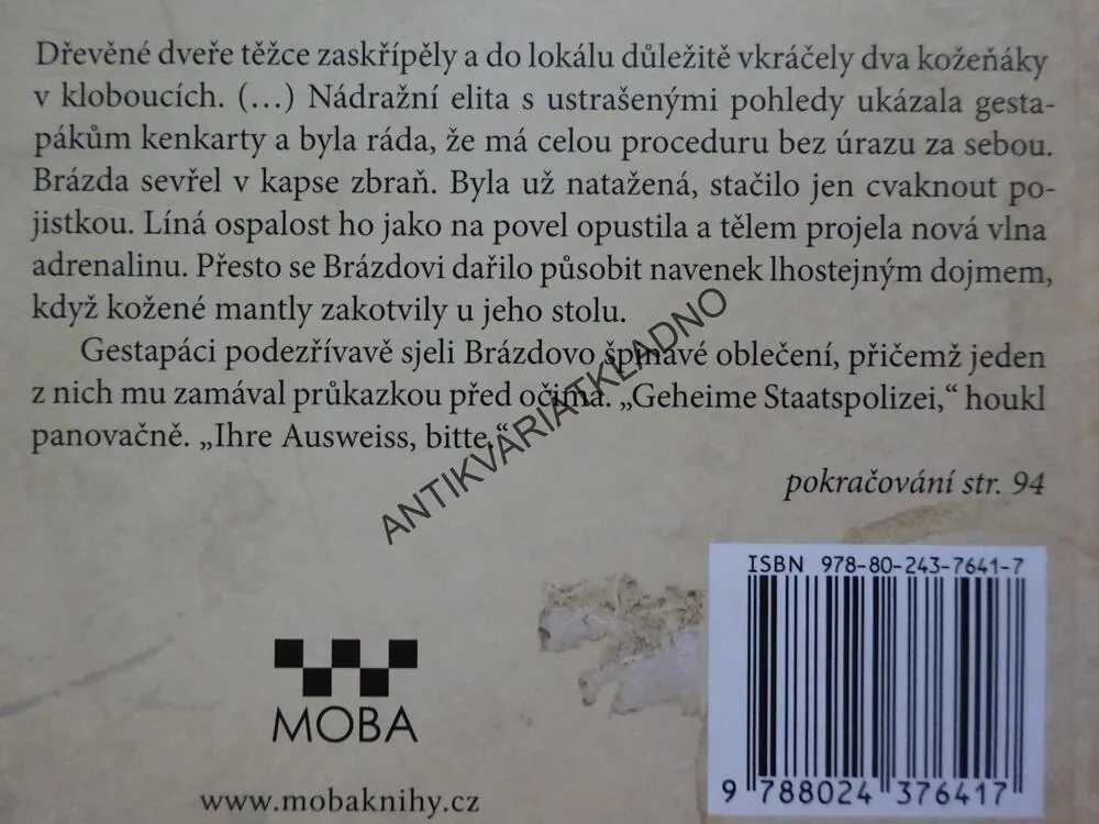 VÁLKA INSPEKTORA RÁDLA, MAREK SKŘIPSKÝ, **an