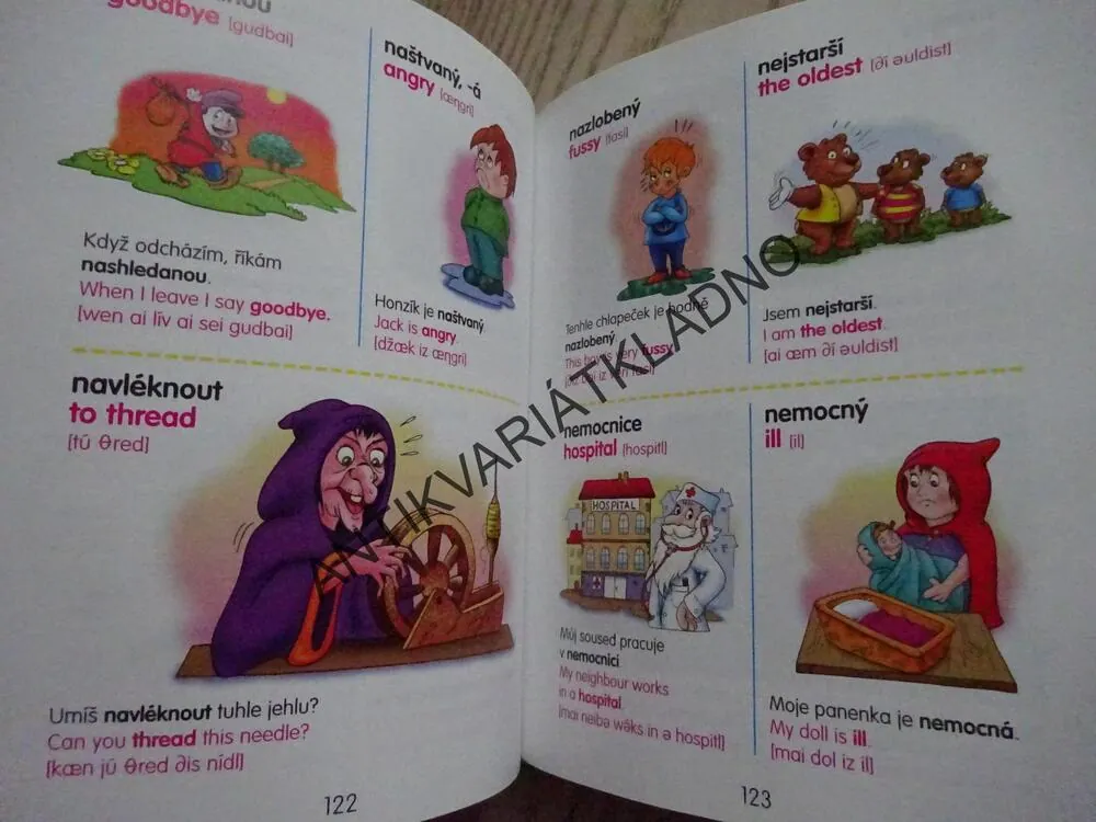 DĚTSKÝ OBRÁZKOVÝ SLOVNÍK, ČESKO-ANGLICKÝ, **an