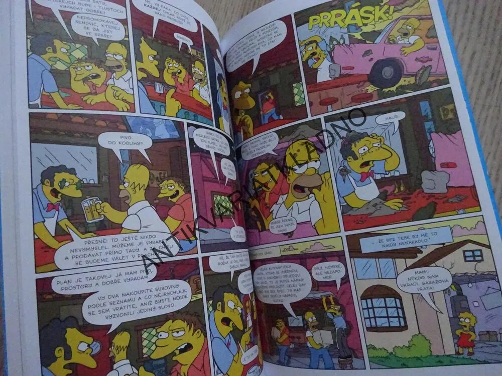 SIMPSONOVI, GIGANTICKÁ KOMIKSOVÁ JÍZDA, KOMIKS, **an