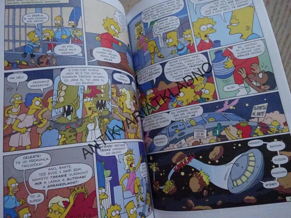 VELKÁ KNIHA BARTA SIMPSONA, SIMPSONOVI, **an