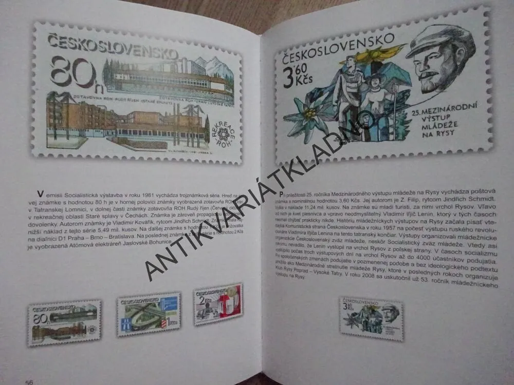 TATRANSKÉ MOTIVY NA POŠTOVNÍCH ZNÁMKÁCH, SLOVENSKY, RASTISLAV OVŠONKA, **an