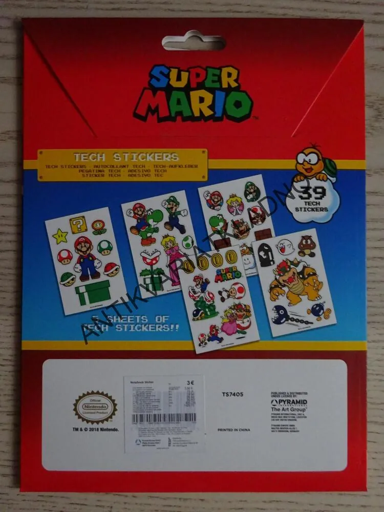 SAMOLEPKY SUPER MARIO