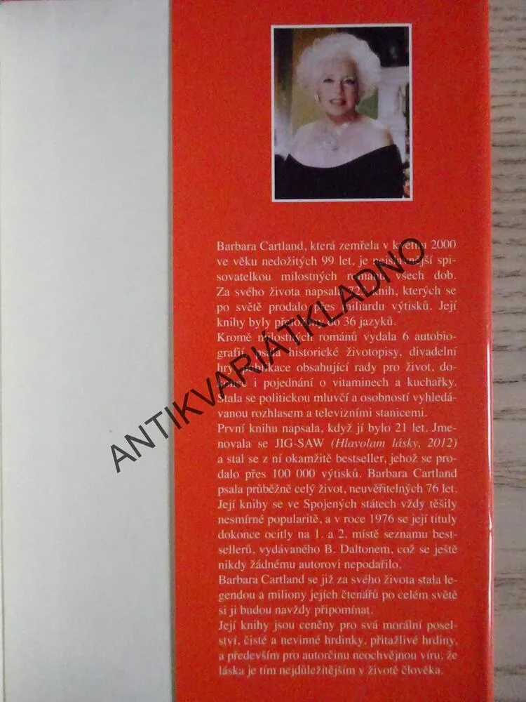 KRÁL BEZ SRDCE, BARBARA CARTLAND, CARTLANDOVÁ, **an
