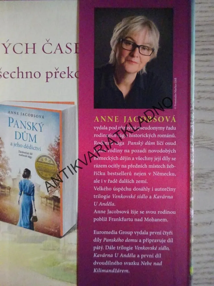 PANSKÝ DŮM, NÁVRAT, ANNE JACOBSOVÁ, **an