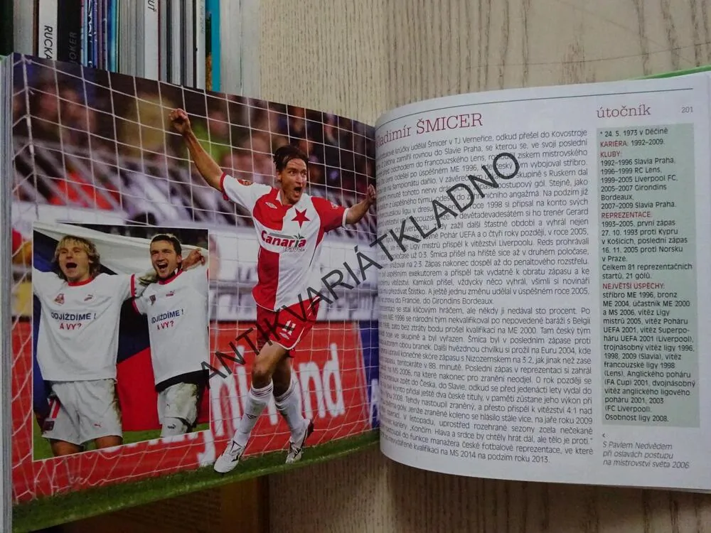 TOP ČESKÝCH A SLOVENSKÝCH FOTBALISTŮ, **an