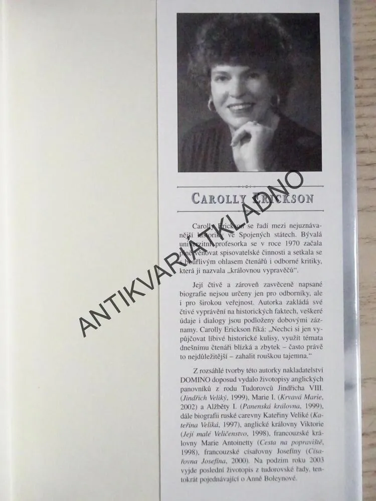 ALEXANDRA, CAROLLY ERICKSON, **an