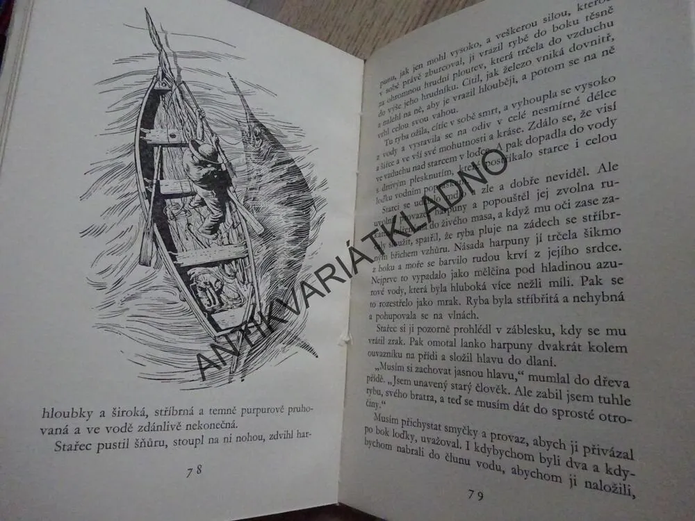 STAŘEC A MOŘE, ERNEST HEMINGWAY, **an