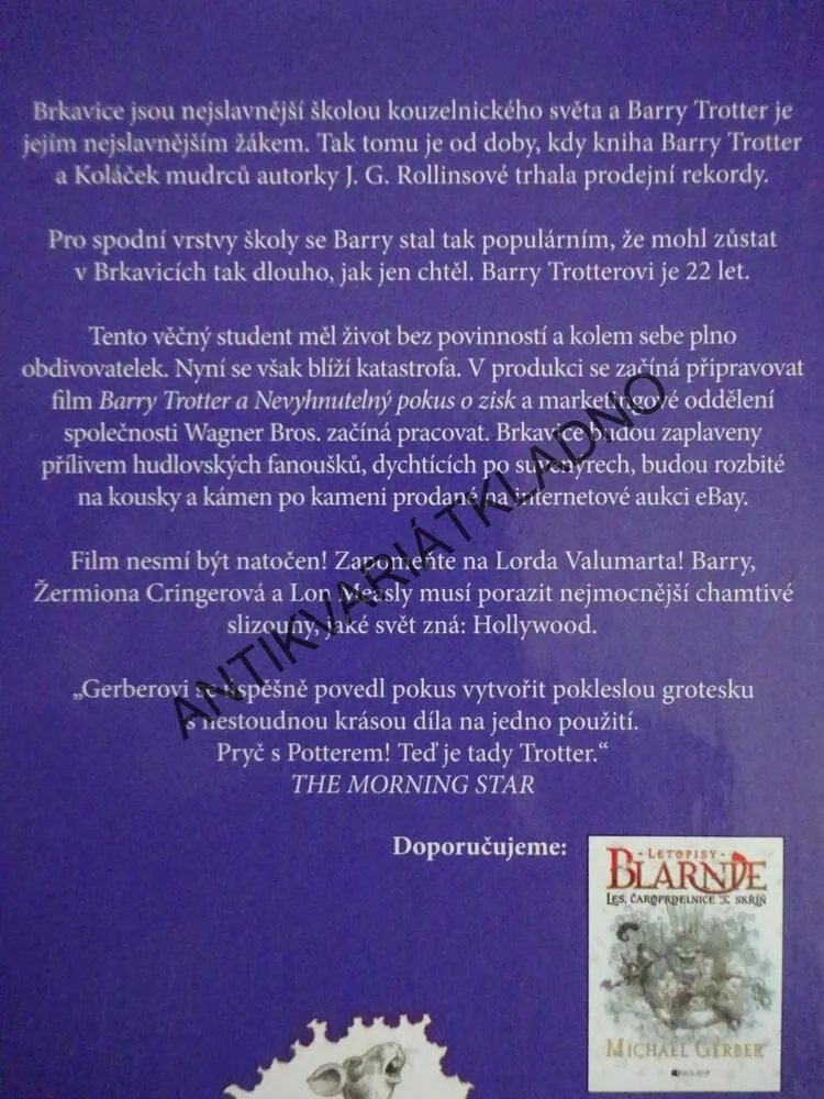 BARRY TROTTER A NESTYDATÁ PARODIE, MICHAEL GERBER, **an