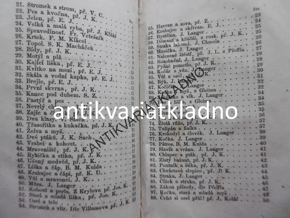 STO BAJEK,PRO MLÁDEŽ ČESKOSLOVANSKOU, 1867, ULRICH