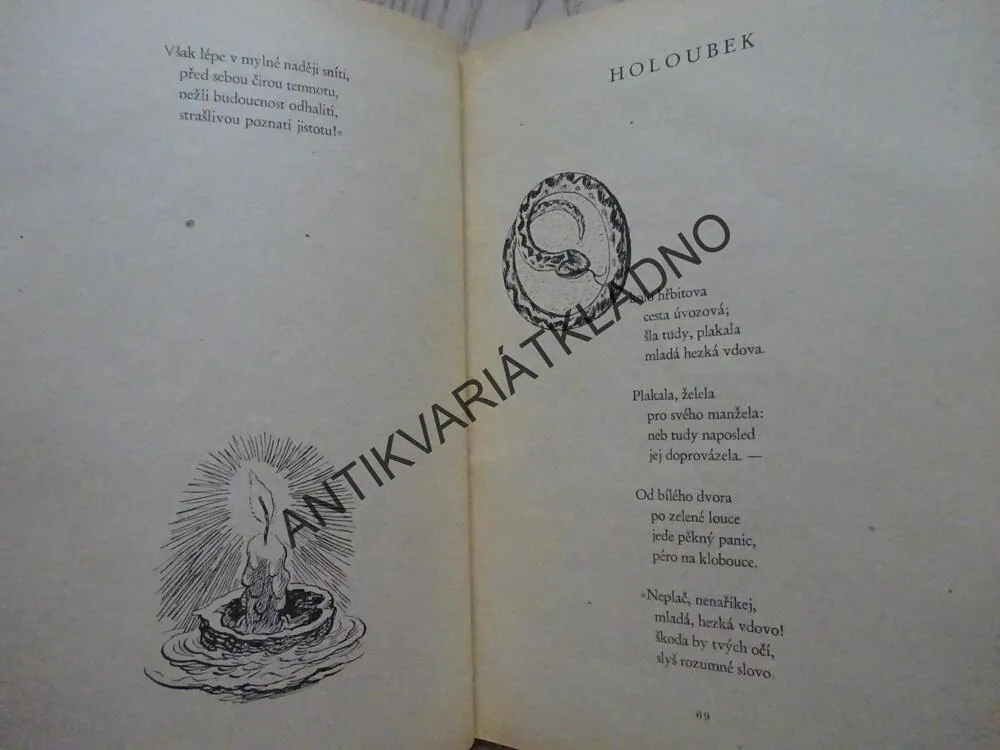 KYTICE Z POVĚSTÍ NÁRODNÍCH, KAREL JAROMÍR ERBEN, **an