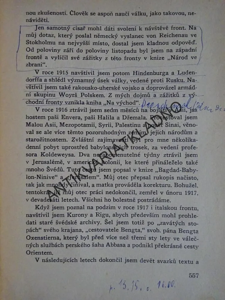 OBJEVITEL, SVEN HEDIN, **an