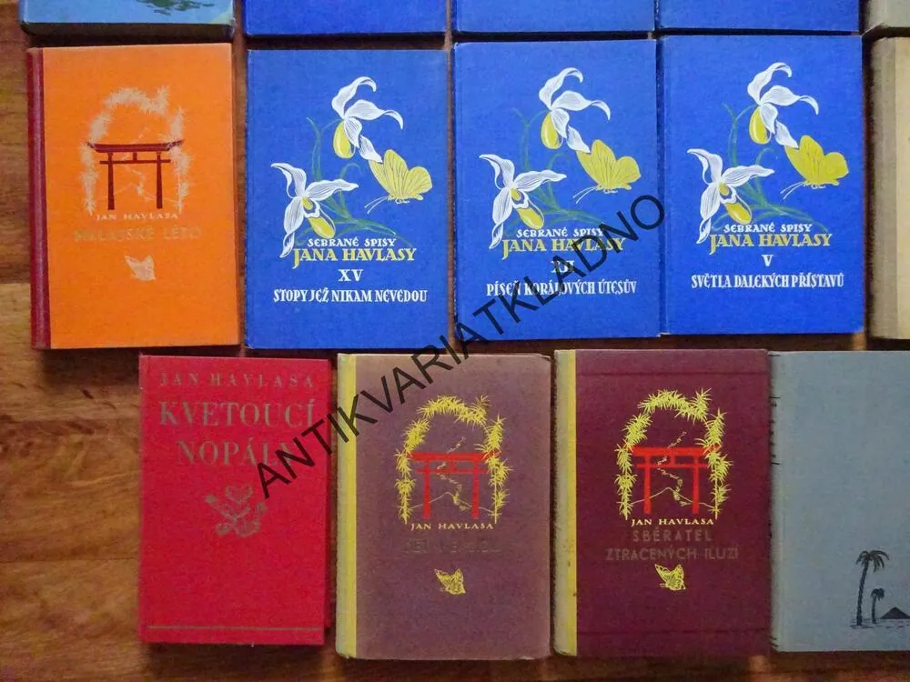 SMĚS CESTOPISY 18 KS KNIH- JAN HAVLASA, **an