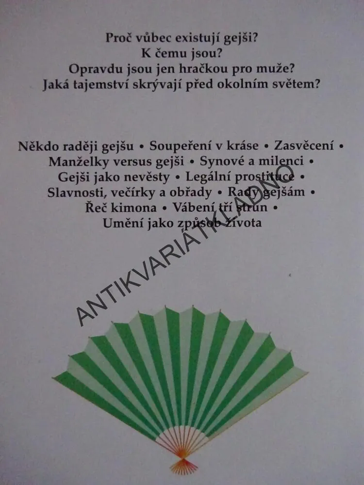 GEJŠA, LIZA DALBYOVÁ, **an