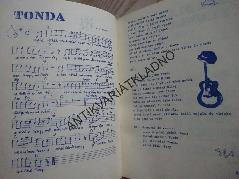 PORTA '83, AKORDY, ZPĚVNÍK, NOTY, TEXTY