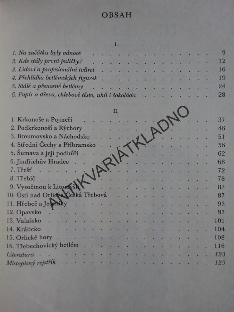 LIDOVÉ BETLÉMY V ČECHÁCH A NA MORAVĚ, VLADIMÍR VACLÍK, **an